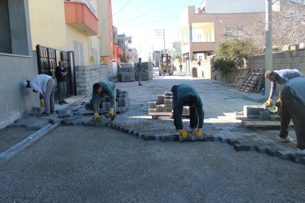 Kahta’da kilitli parke çalışmaları devam ediyor