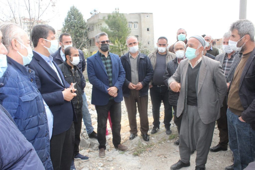 Milletvekili Tutdere, kentsel dönüşüm alanında incelemelerde bulundu