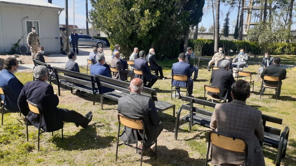 Samsat’ta açık havada toplantı yapıldı