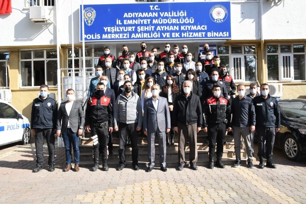 Vali Çuhadar görev başındaki polislerle bir araya geldi