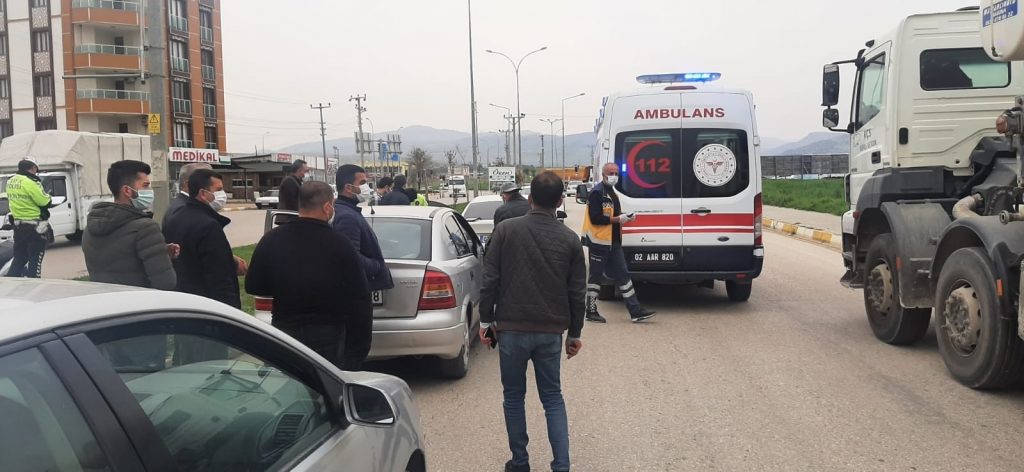 Zincirleme kazada 1 kişi yaralandı