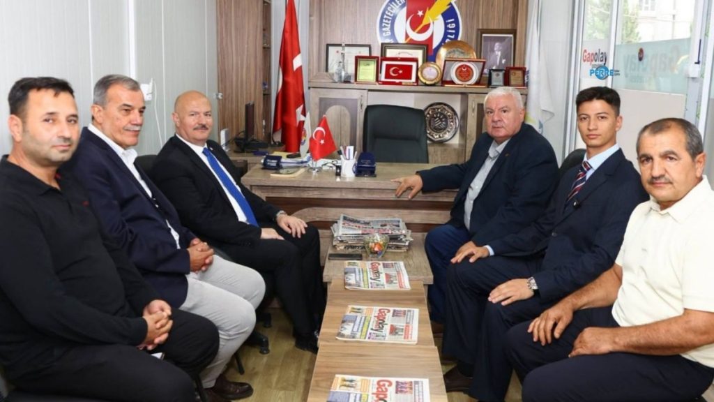 Vali Abdullah Küçük, GAP Gazeteciler Birliği’ni ziyaret etti